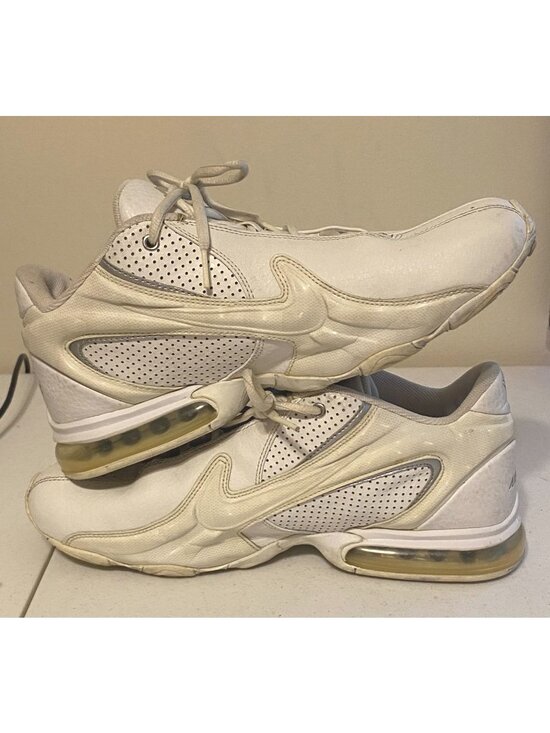 VTG Nike Airmax Super Bad 2006 White/White Sneakers 314769-101 Mens Size 11.5‎